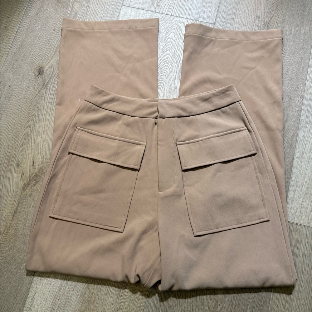 Revolve 4th & Teckless Stylish Tan Women's Trousers